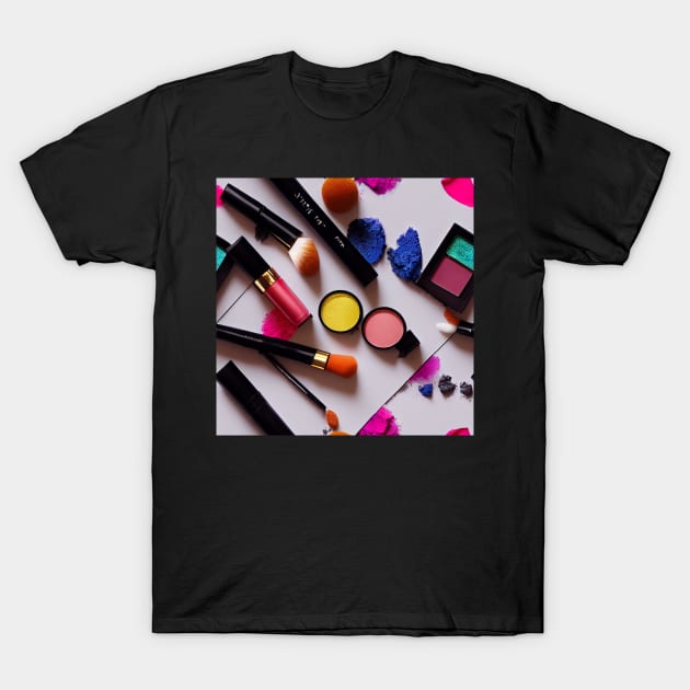 Make-up Lovers beauty Scene T-Shirt by SusanaDesigns